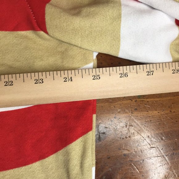 BKYS Yellow Sad Heart Angel Striped Long Sleeve Sweatshirt Mens 2XL Streetwear‎ - Picture 7 of 8